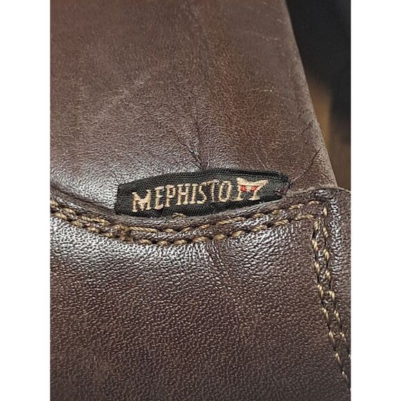 Mephisto Edlef Men's Brown Leather Cool-Air Slip-On Moccasin Loafers‎ Size 9.5 - Picture 11 of 12